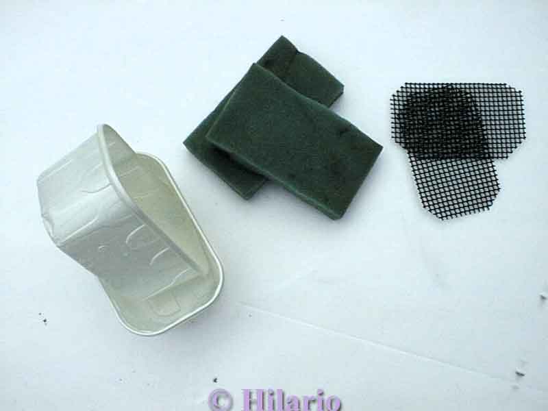 Filtre gouttière