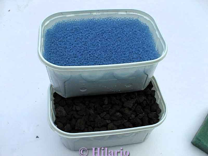 Filtre gouttière